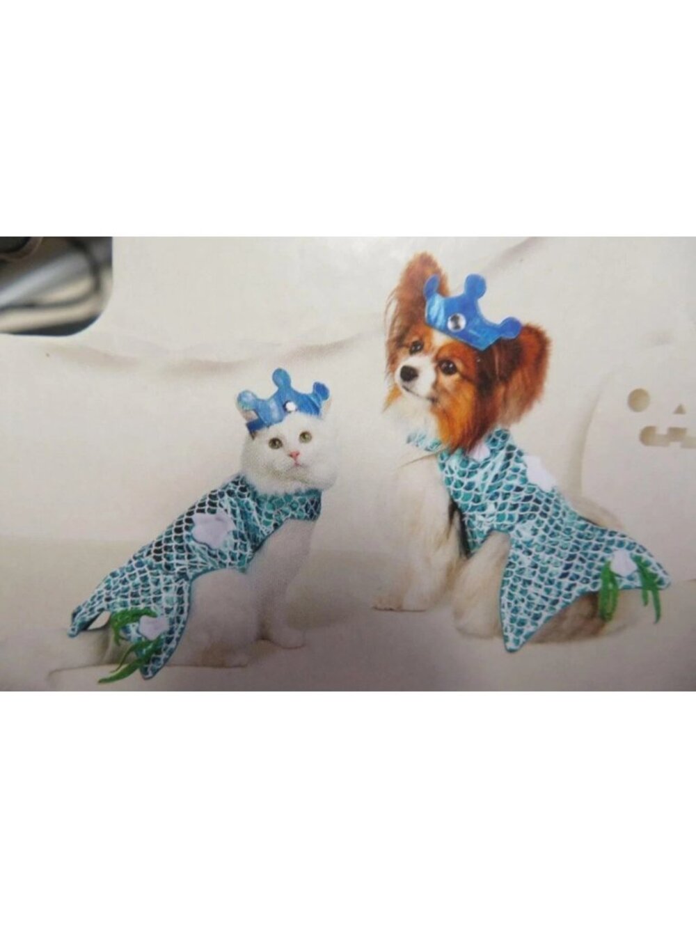 Hyde & EEK Mermaid Small Dog Costume 2pc Set Halloween Outfit Fits Under 15 lbs